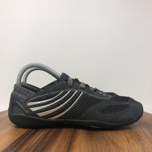Merrell Pace Glove Barefoot J35706 Gray Vibram Low Top Running Shoes Womens 7.5